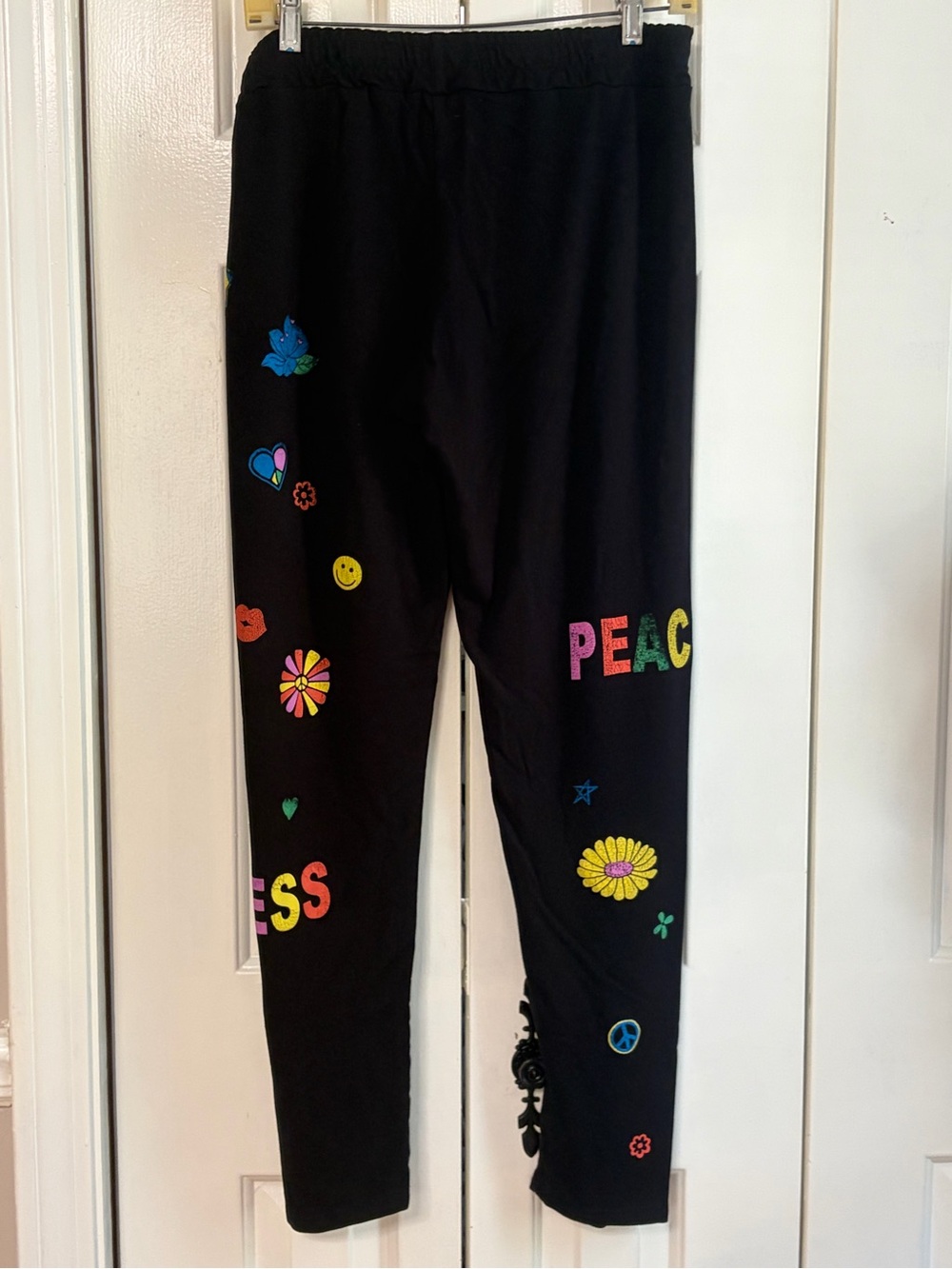 Lauren Moshi Peace/love/happy sweatpants
